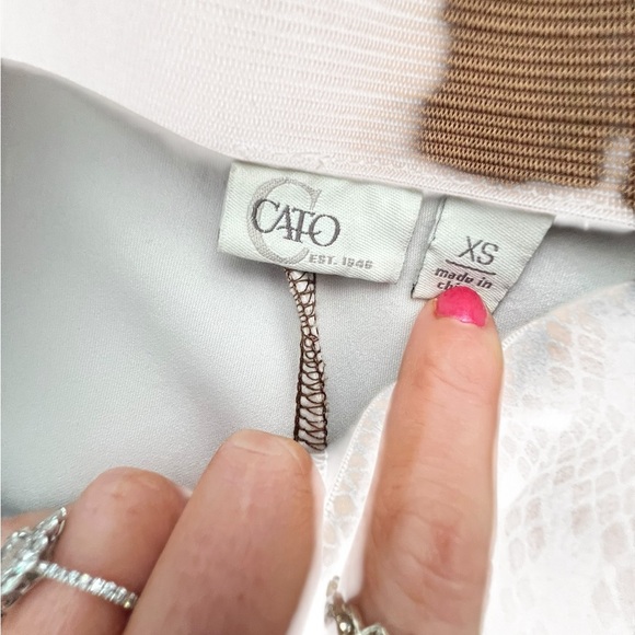 Cato Leopard Stretch Pants - Picture 3 of 3